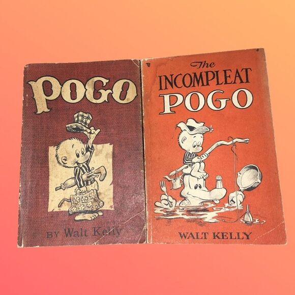 Antique Walt Kelly Pogo (1951) & The Incompleat Pogo (1954) Comics Books - Picture 5 of 12